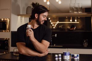 Liposomal NAD+ supplement bottle illustrating NAD+ supplement research and absorption claims