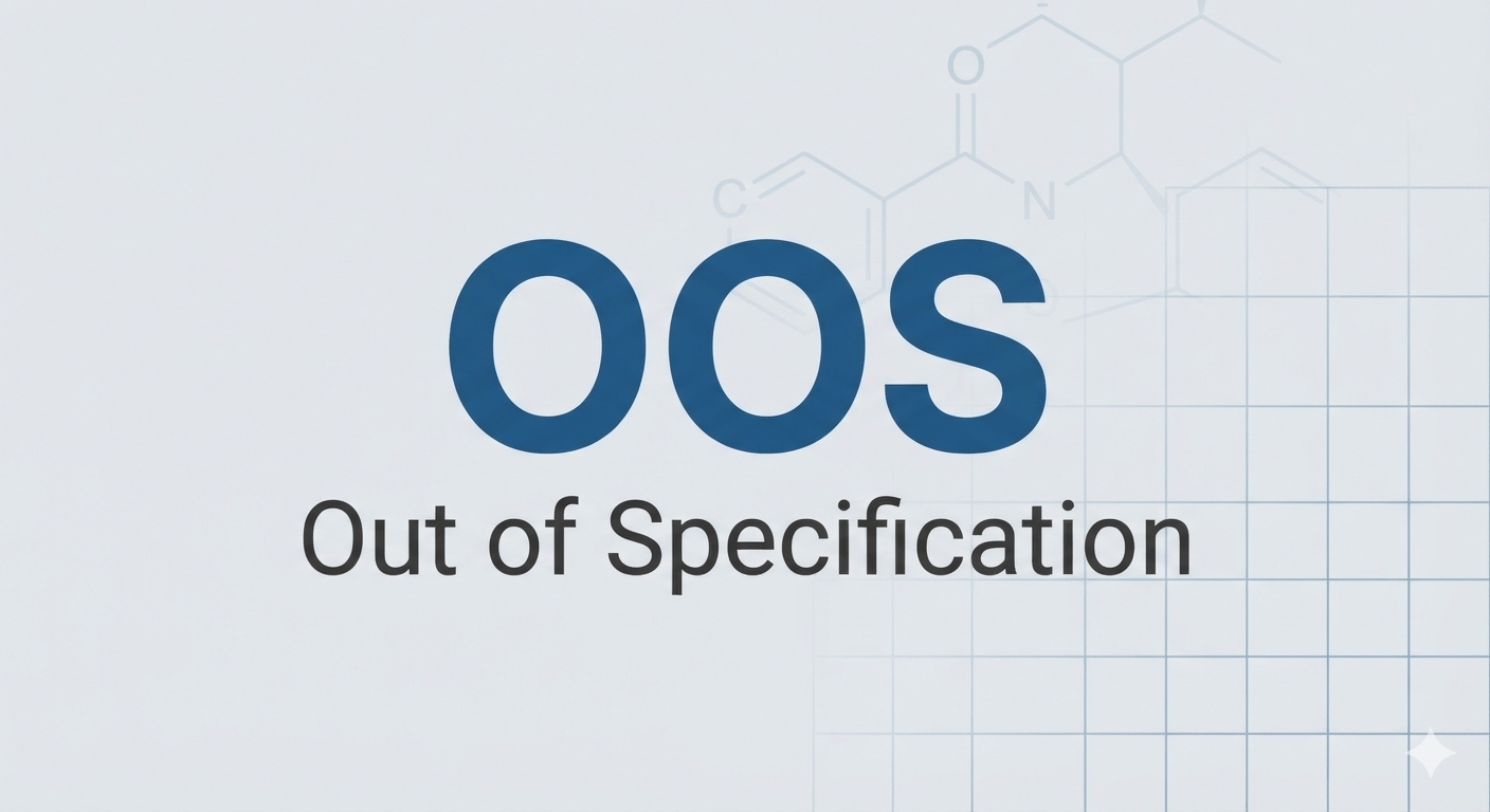 Out of Specification OOS investigation in pharmaceutical quality control